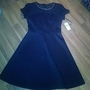 Womens Black w/ Lace Dress